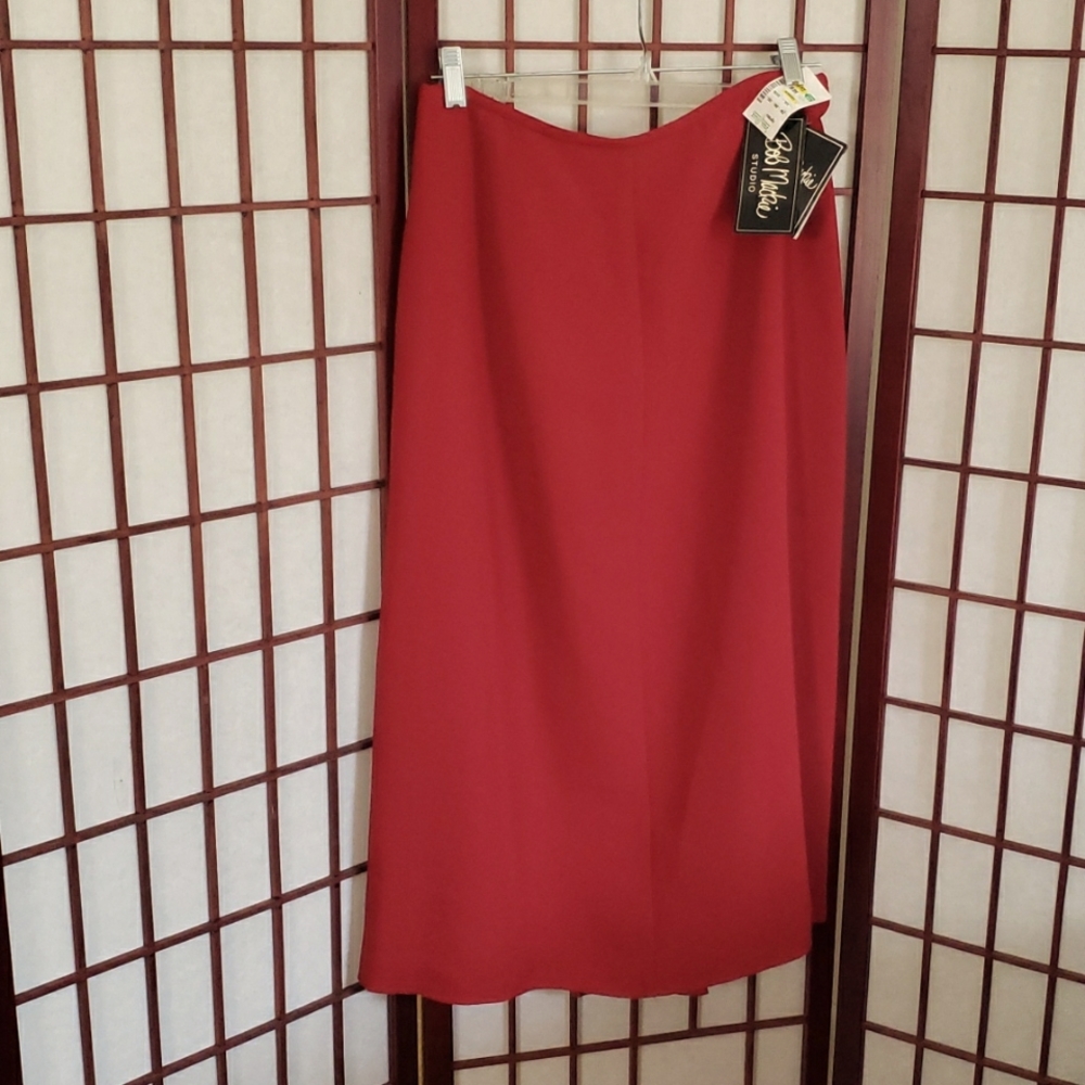 Bob Mackie Studio red skirt